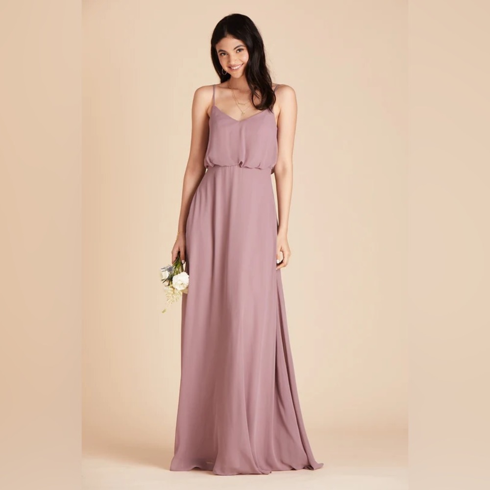 NWT Birdy Grey Gwennie Dress - Chiffon Dark Mauve - small